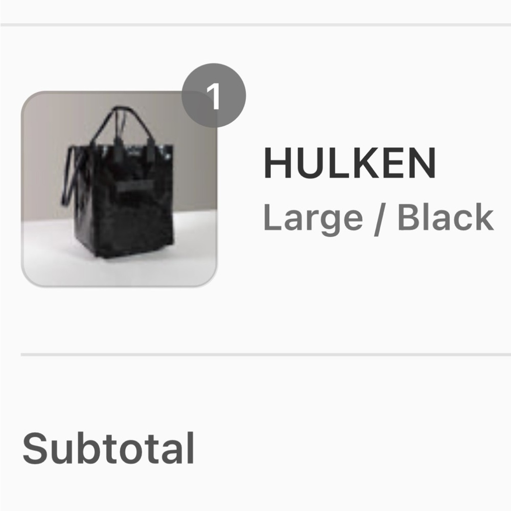 Hulken large black rolling bag. Only used once!